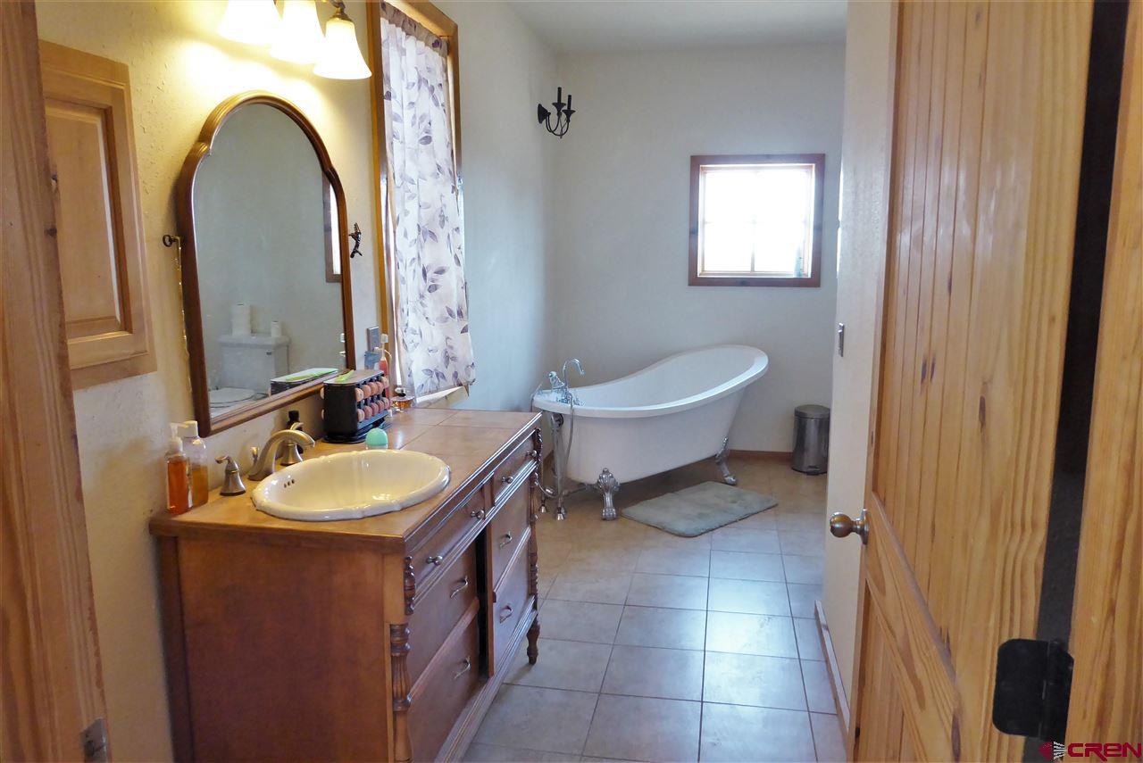 19850 2325th Road Cedaredge, CO 81413 - Photo 19 of 35 a bathroom with a sink and a mirror