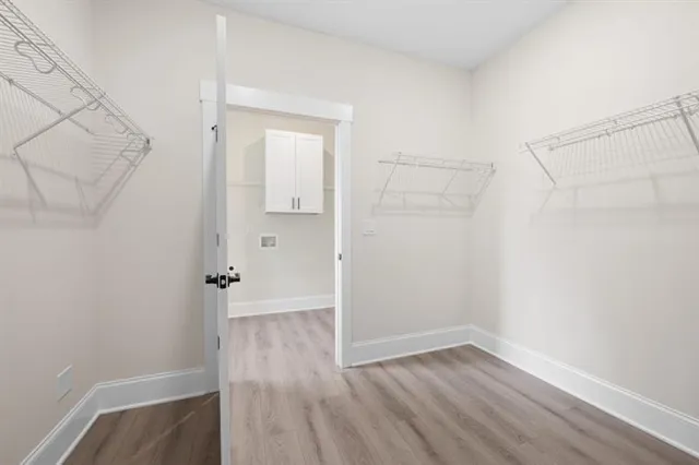 wooden floor in an empty room