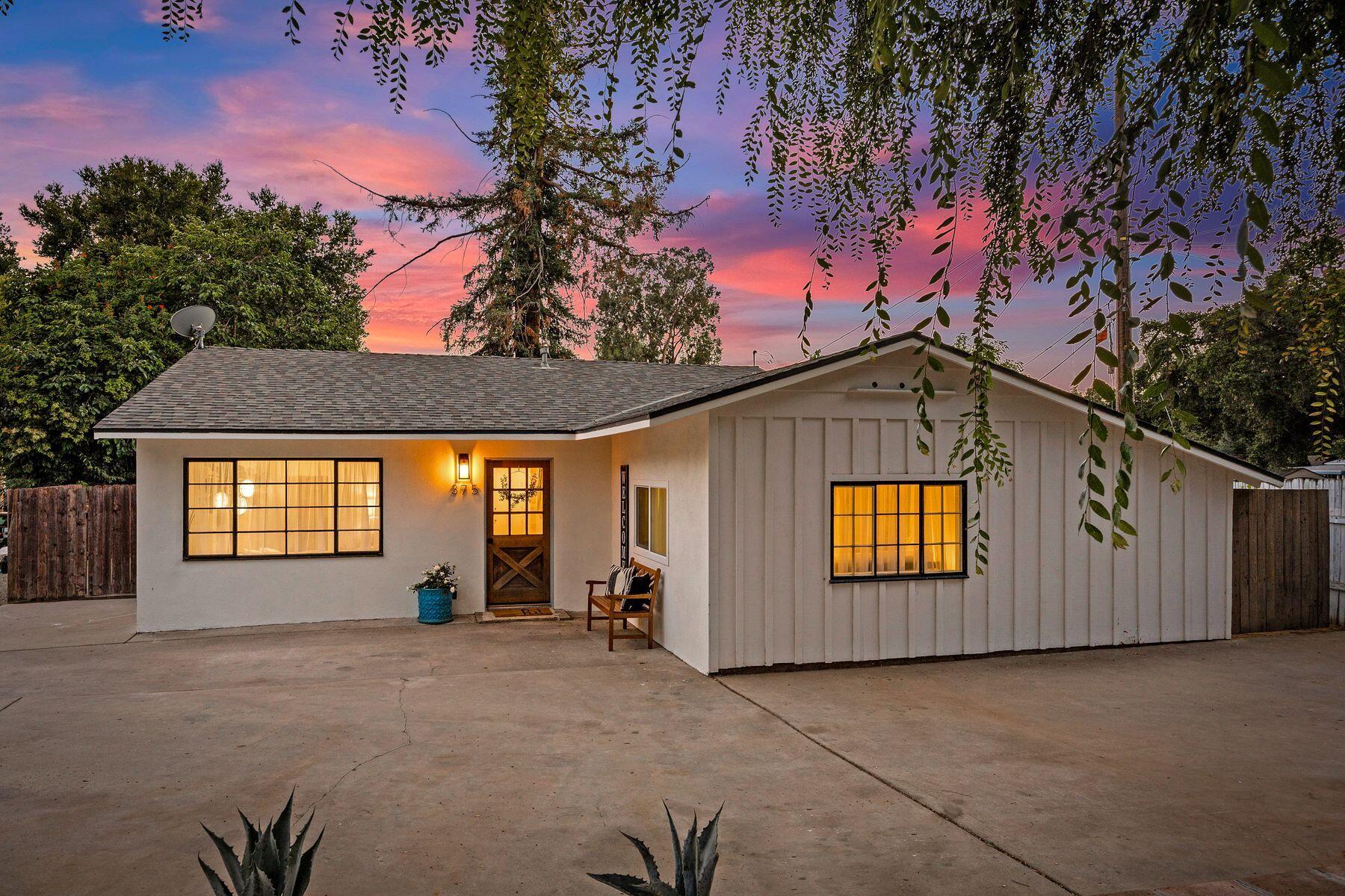 375 North Poli Avenue Ojai, CA 93023 - Photo 2 of 24 a view of a house with backyard and tree
