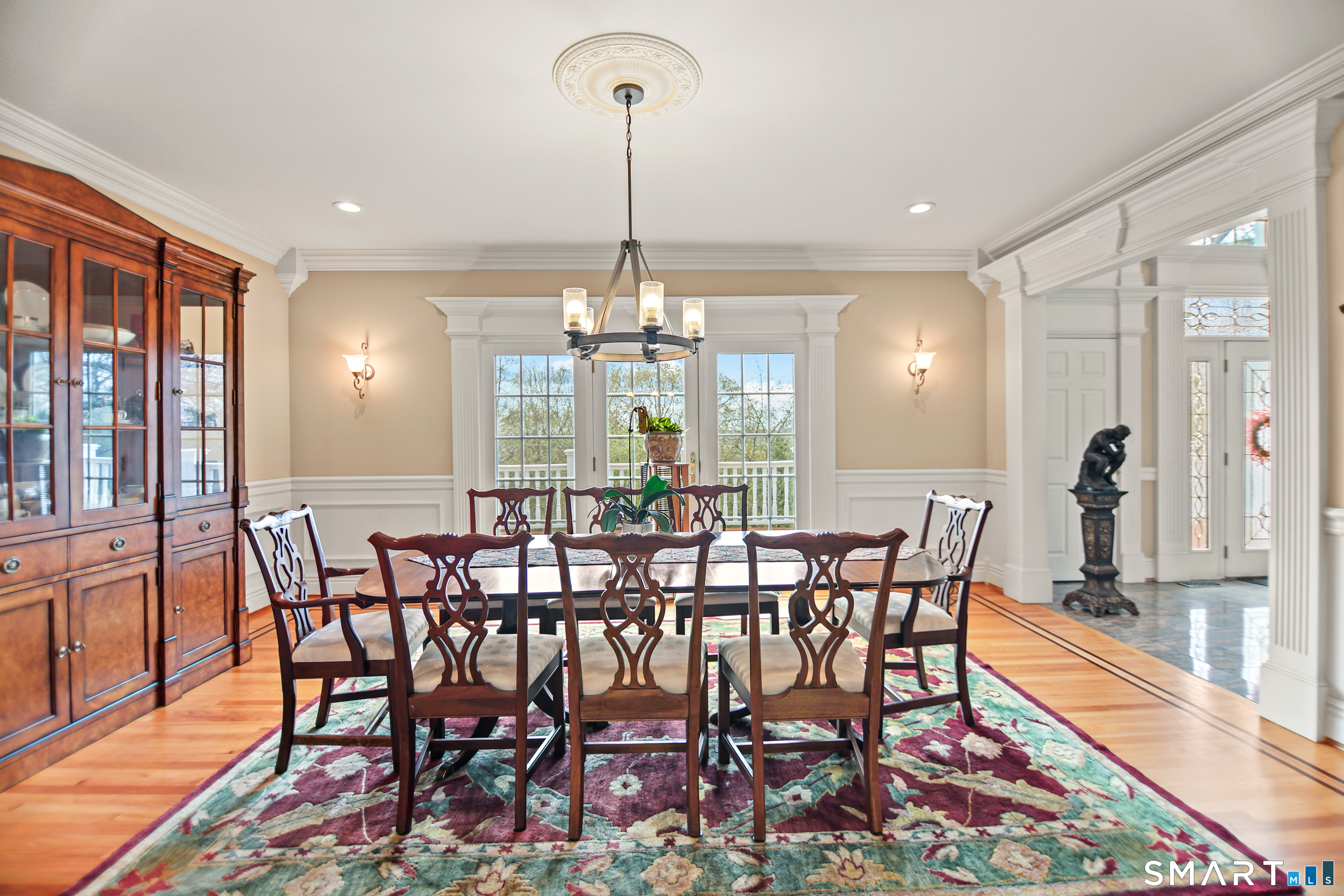 83 Bayberry Hill Road Avon, CT 06001 - Photo 13 of 34 a view of a a dining room with furniture window and wooden floor