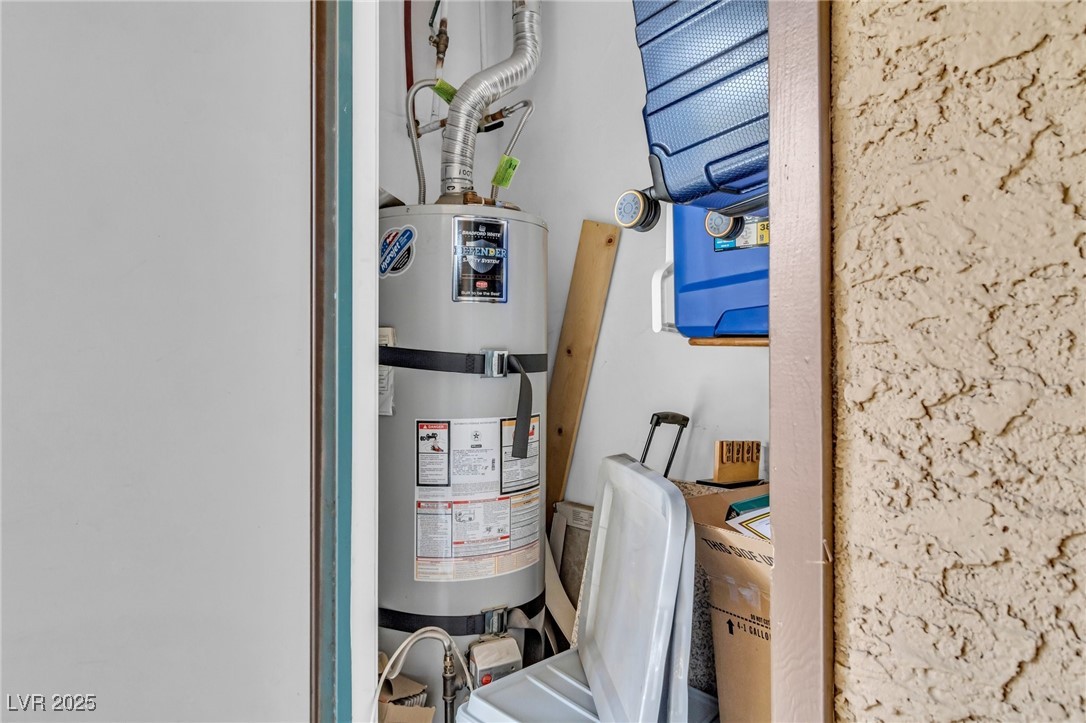 2200 South Fort Apache Road, Unit 1007 Las Vegas, NV 89117 - Photo 24 of 30 Utilities featuring strapped water heater