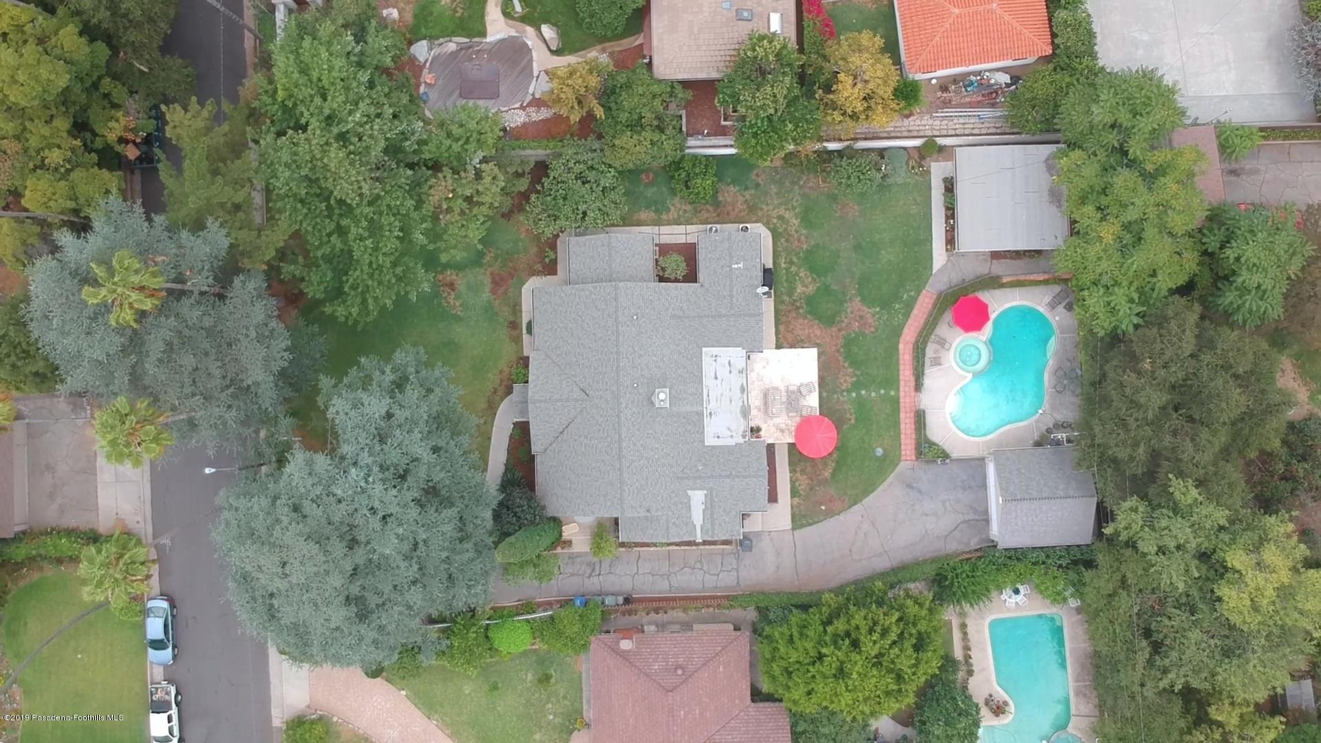 2556 Tanoble Drive Altadena, CA 91001 - Photo 43 of 44 an aerial view of a house