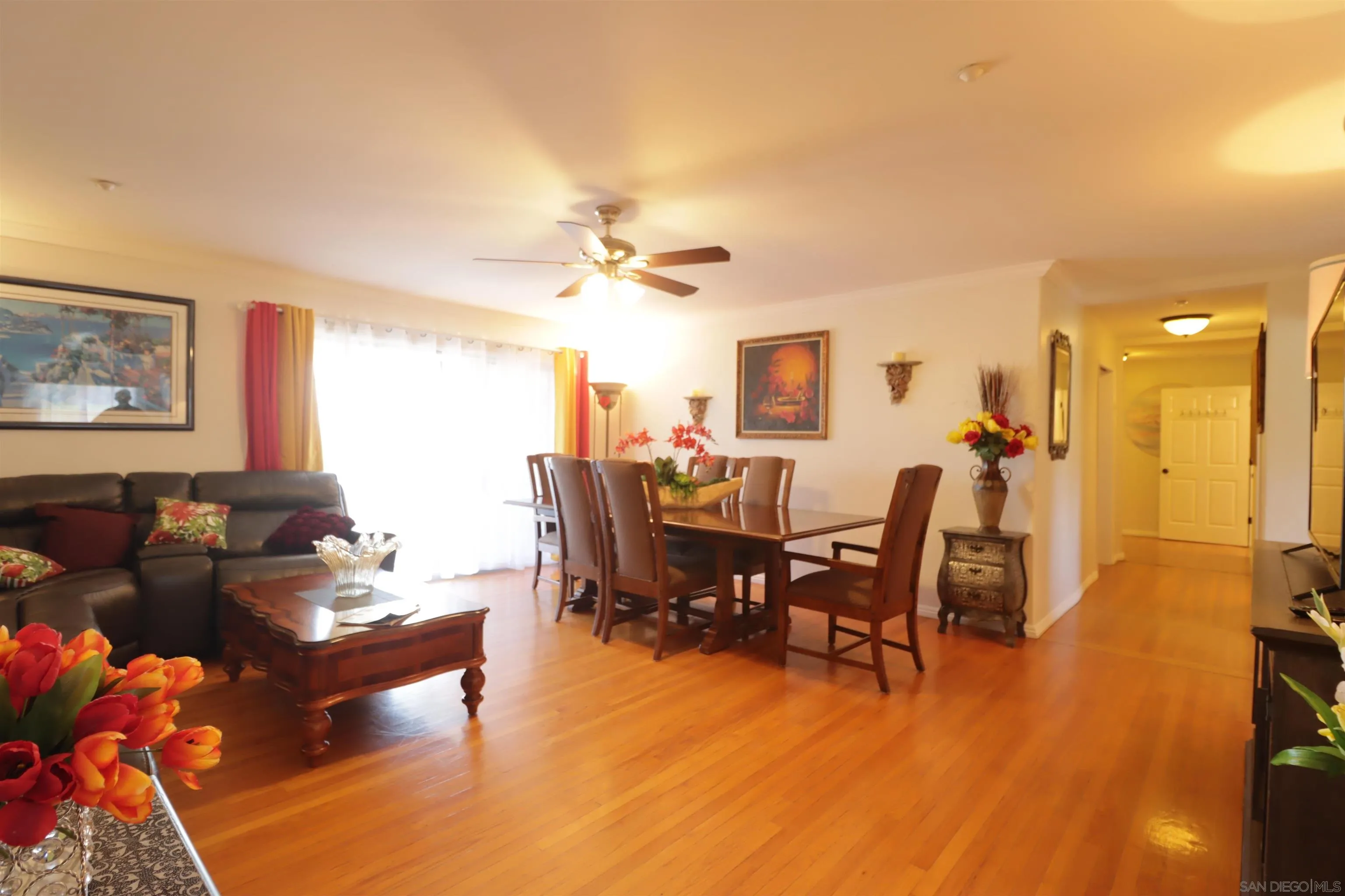 1233 Cresthill Road El Cajon, CA 92021 - Photo 30 of 50 a living room with furniture and a wooden floor