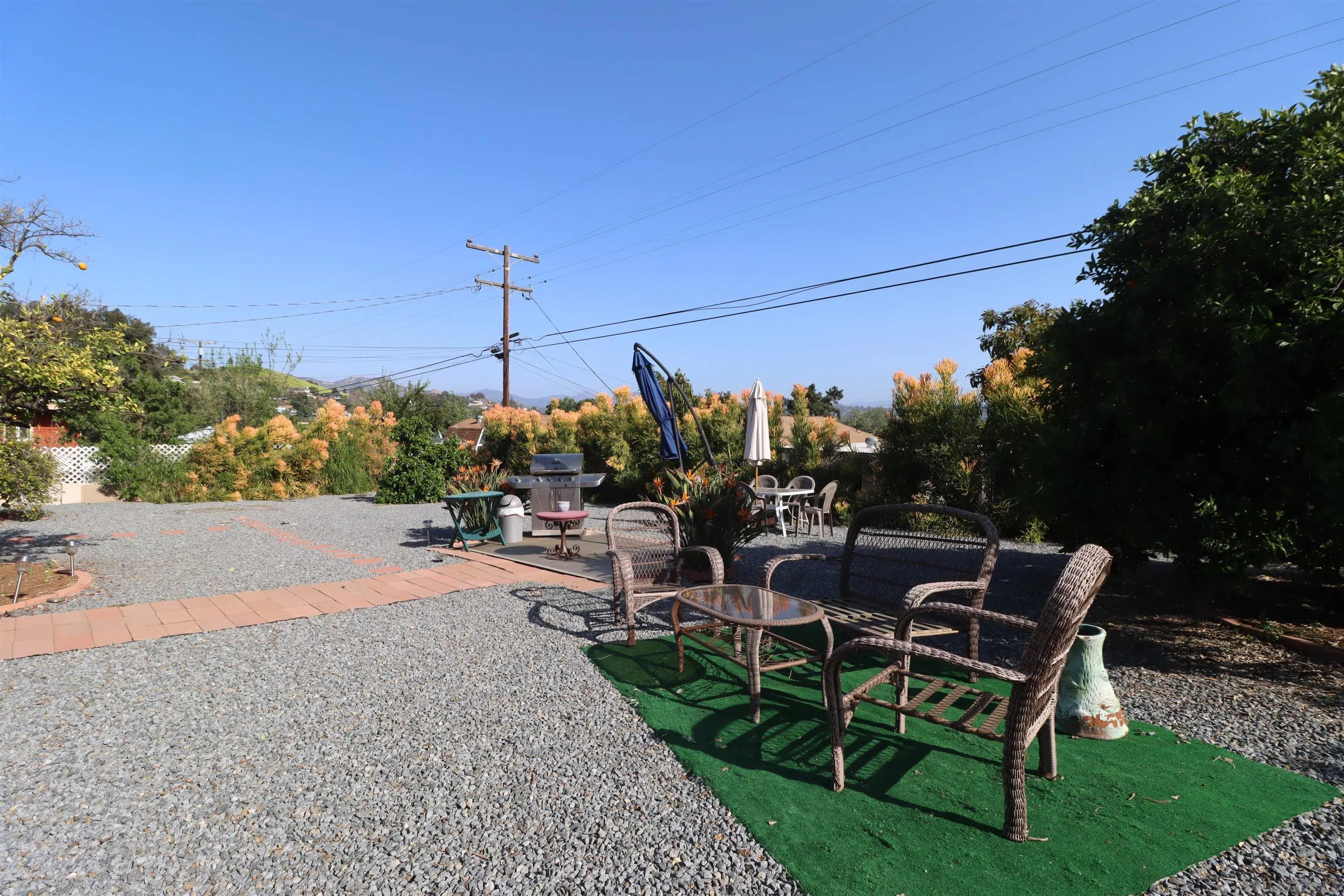 1233 Cresthill Road El Cajon, CA 92021 - Photo 45 of 50 a view of a backyard with sitting area