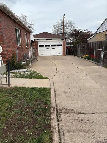 a view of a car garage