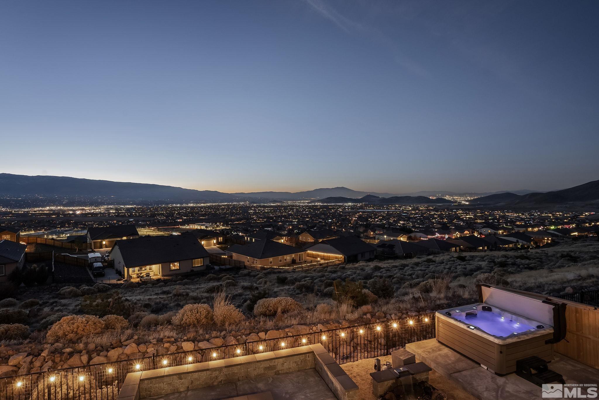 10489 Claim Jumper Way Reno, NV 89521 - Photo 2 of 40 an aerial view of residential house and ocean view