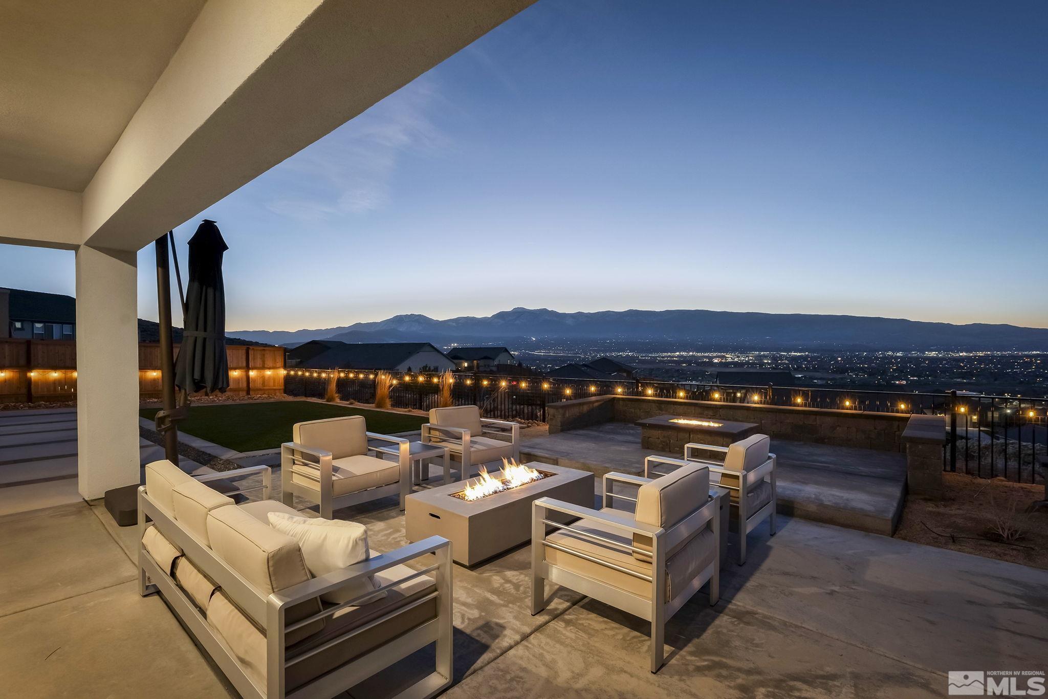 10489 Claim Jumper Way Reno, NV 89521 - Photo 5 of 40 a view of a terrace with couches and a potted plant