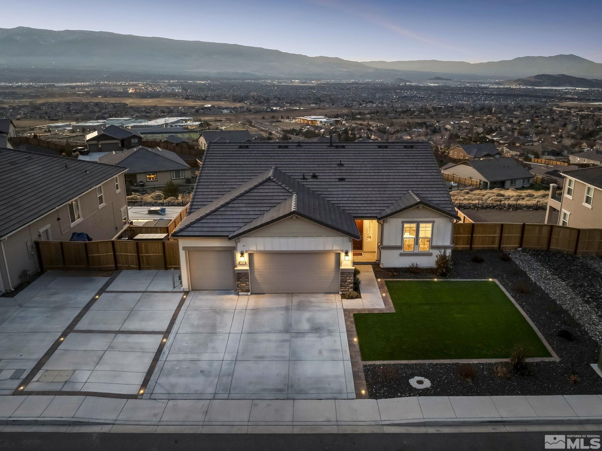 10489 Claim Jumper Way Reno, NV 89521 - Photo 10 of 40 an aerial view of a house with a yard