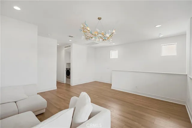 a view of a livingroom with a couch