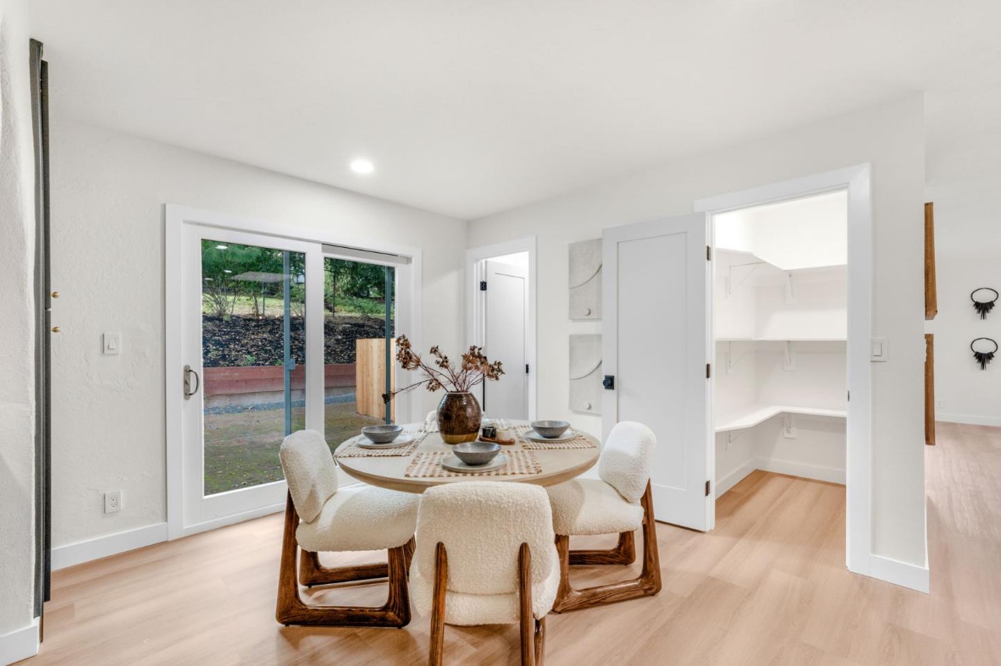 26645 Altamont Road Los Altos Hills, CA 94022 - Photo 16 of 60 a dining room with furniture and a floor to ceiling window