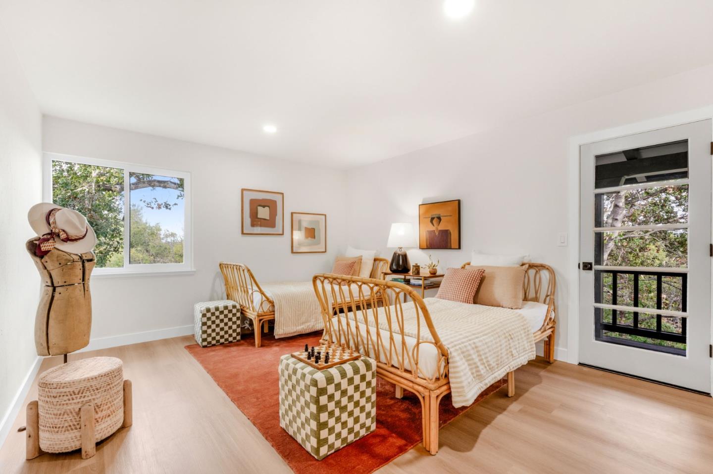 26645 Altamont Road Los Altos Hills, CA 94022 - Photo 27 of 60 a bedroom with furniture and a window