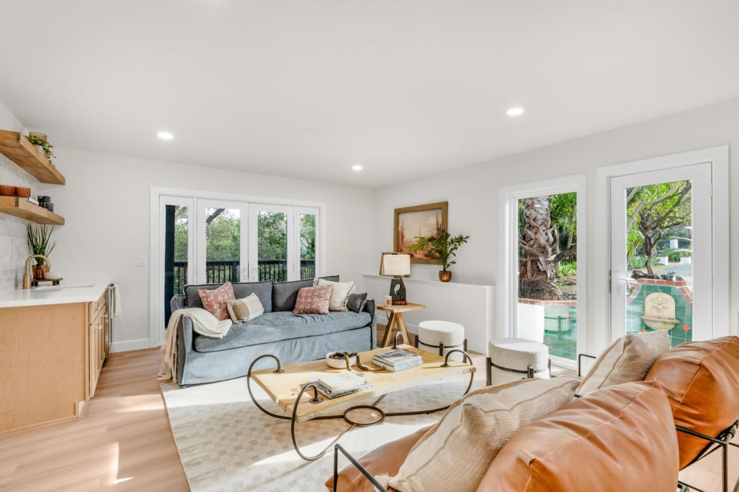 26645 Altamont Road Los Altos Hills, CA 94022 - Photo 38 of 60 a living room with furniture and a large window