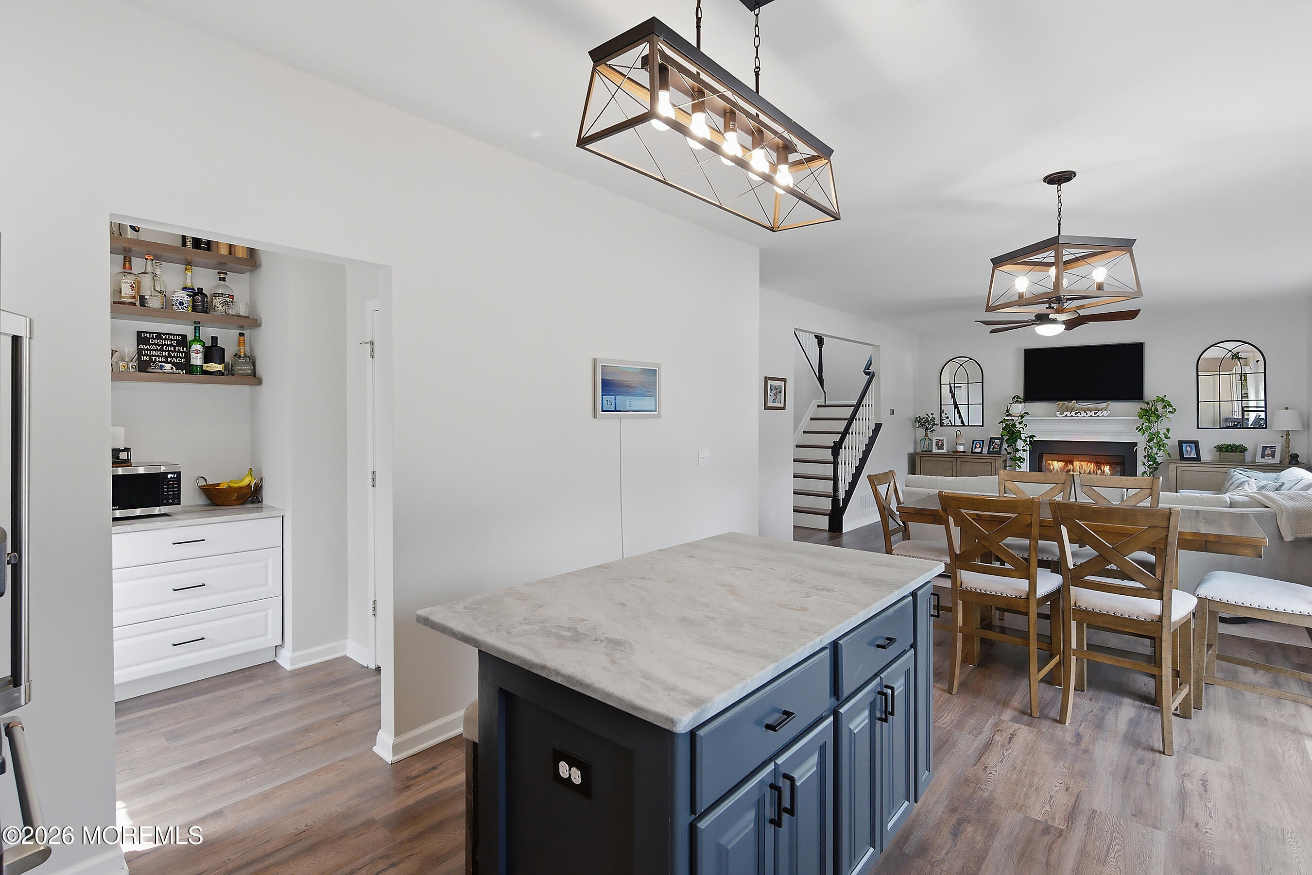 44 Bridle Path Bayville, NJ 08721 - Photo 9 of 48 13-Kitchen 1B with fire