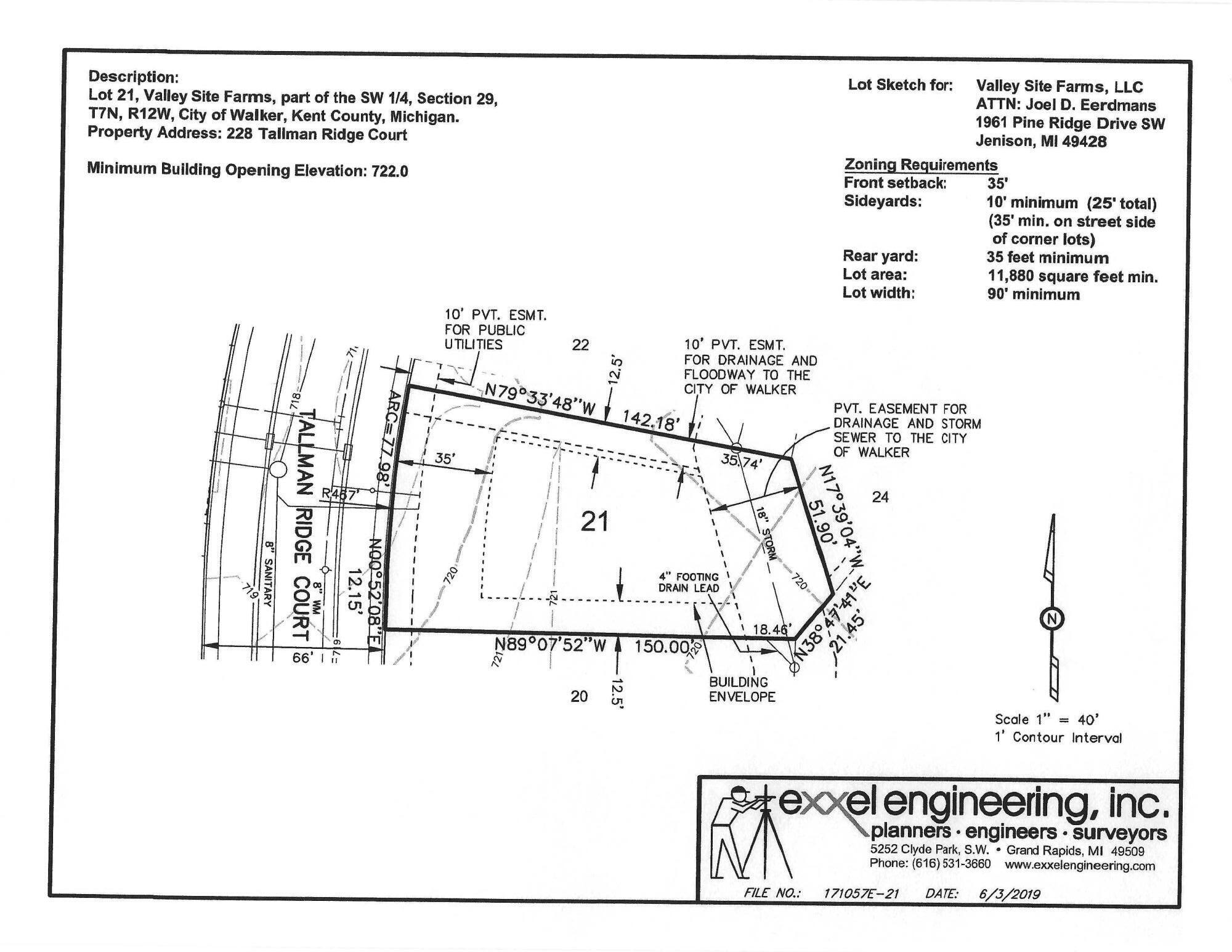 228 Tallman Rdg Court Southwest Grand Rapids, MI 49534 - Photo 3 of 5 Lot 21 - survey