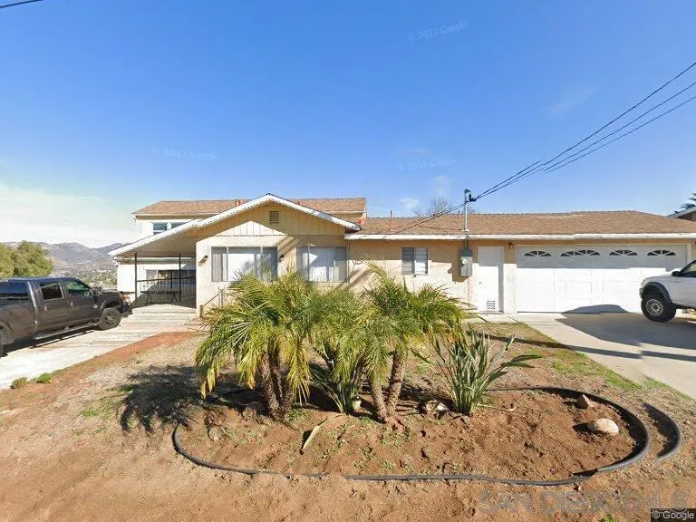 8657 Almond Road Lakeside, CA 92040 - Photo 1 of 1 a view of a house with a yard