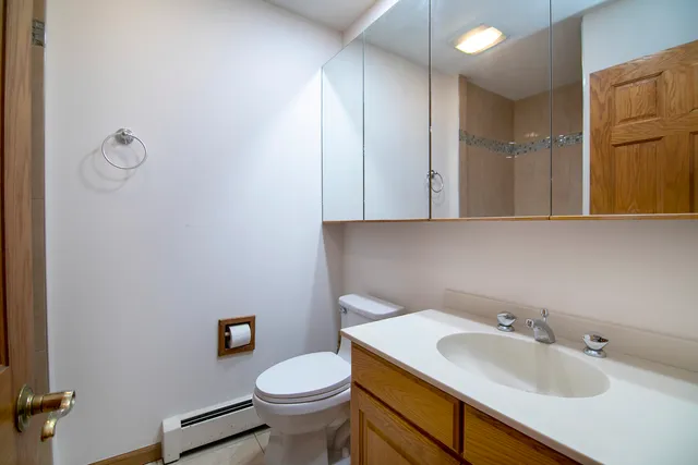 a bathroom with a sink and a toilet