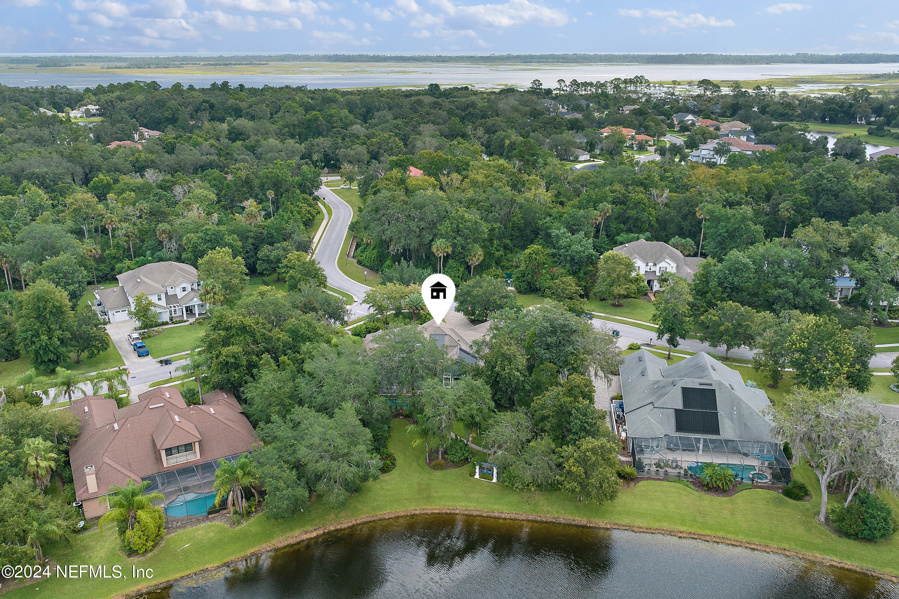 113 Arnau Court St. Augustine, FL 32095 - Photo 72 of 75 69-Aerial to Intracoastal