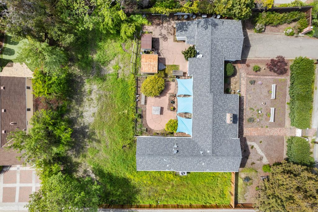 2101 Sharon Road Menlo Park, CA 94025 - Photo 11 of 31 an aerial view of residential houses with outdoor space and parking