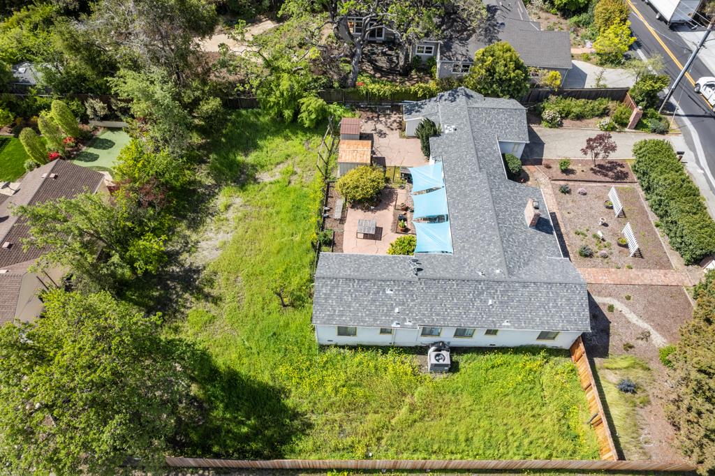 2101 Sharon Road Menlo Park, CA 94025 - Photo 13 of 31 an aerial view of a house with a yard