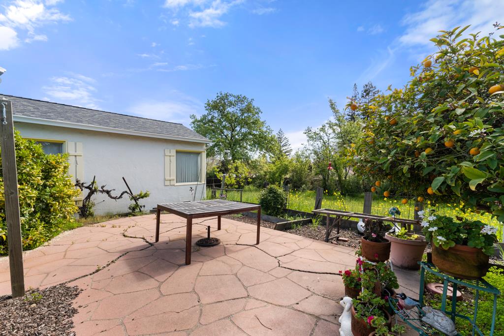 2101 Sharon Road Menlo Park, CA 94025 - Photo 20 of 31 a park view with a bench and some potted plants