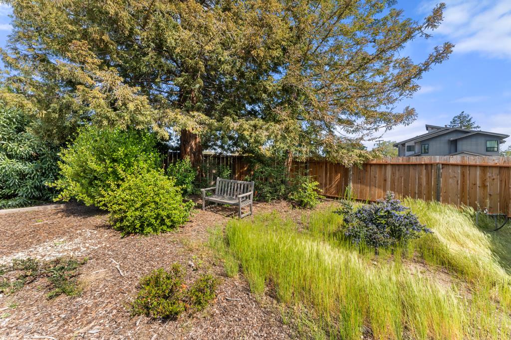 2101 Sharon Road Menlo Park, CA 94025 - Photo 25 of 31 a view of swimming pool with a garden