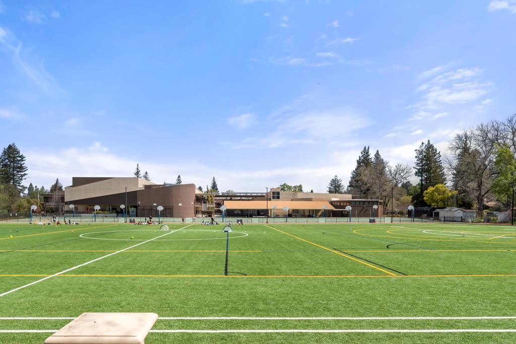 2101 Sharon Road Menlo Park, CA 94025 - Photo 29 of 31 a view of a tennis ground with large trees