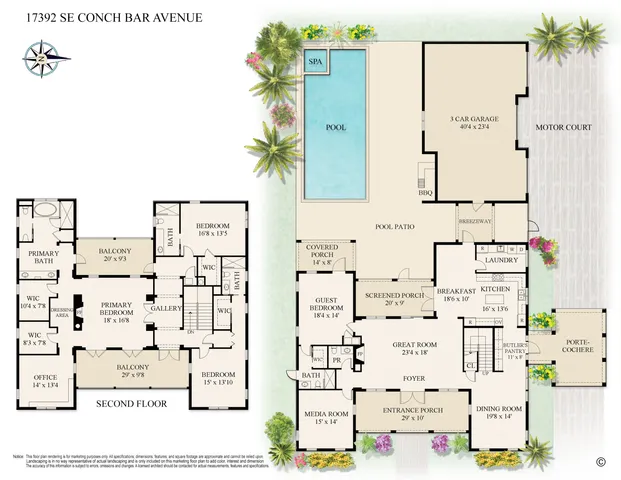 $4,300,000 | 17392 Southeast Conch Bar Avenue, Tequesta, FL 33469