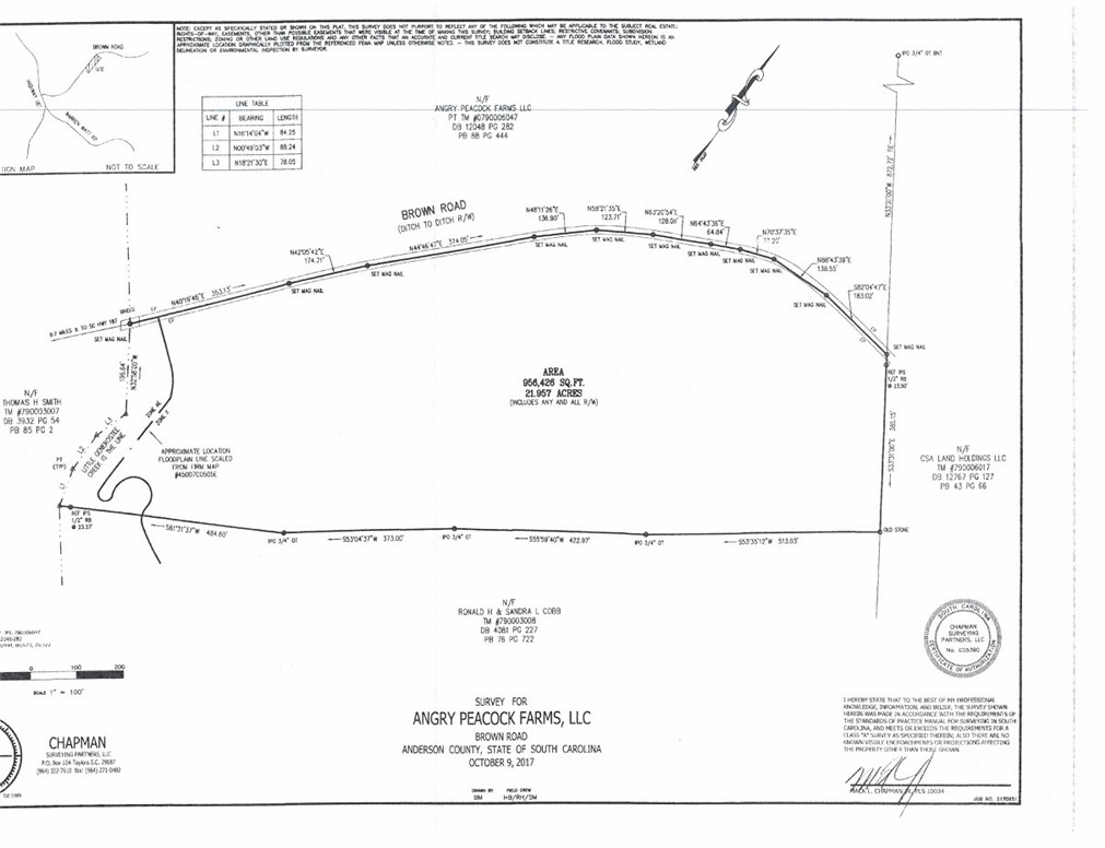 0 Brown Road Starr, SC 29684 - Photo 11 of 12 Plat