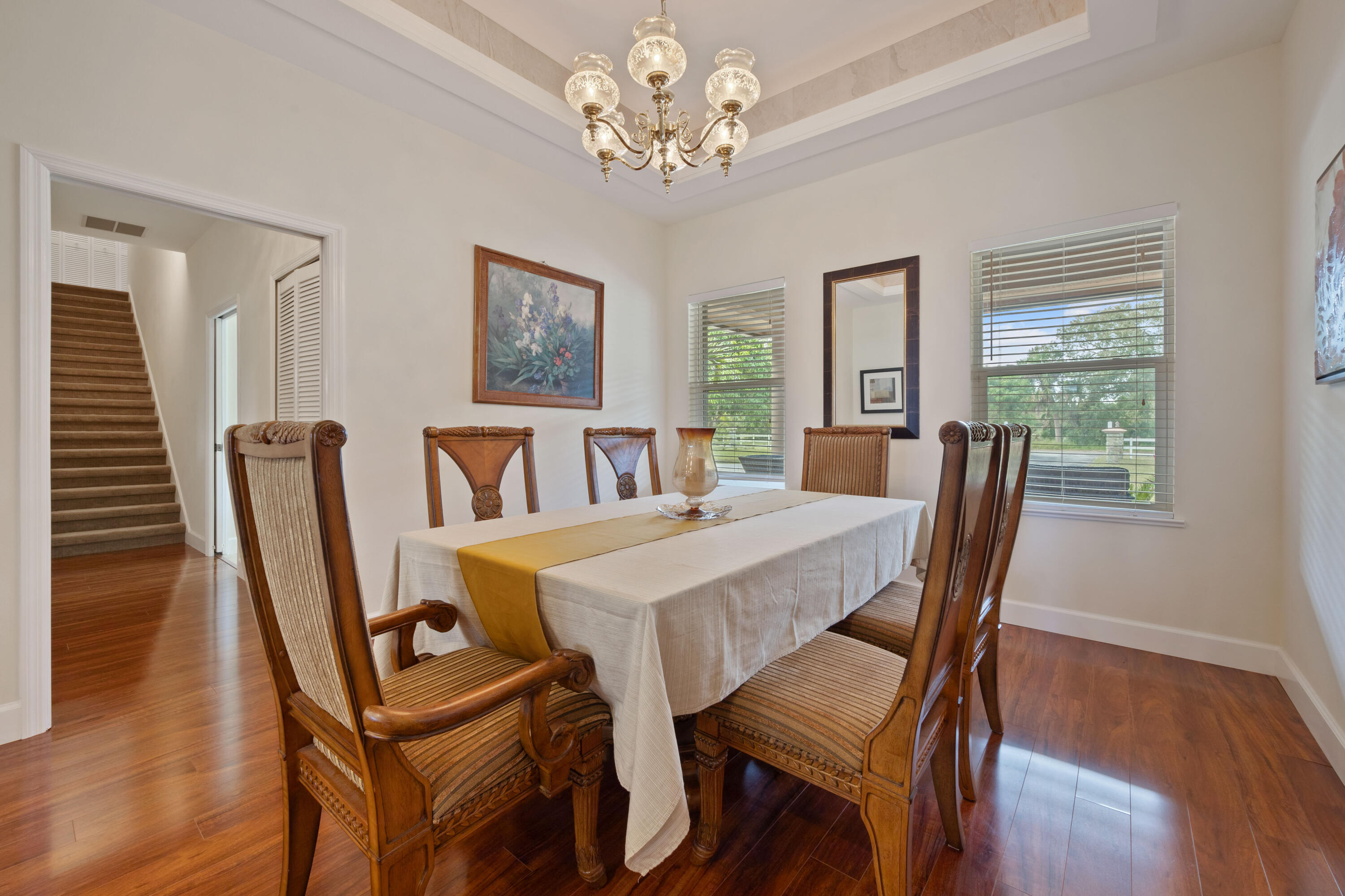 2774 Gentile Road Fort Pierce, FL 34945 - Photo 25 of 70 a view of a dining room with furniture window and wooden floor