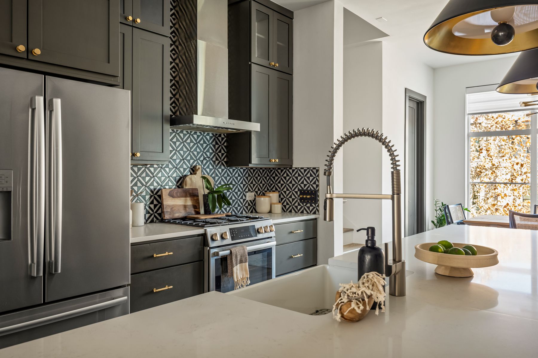 4507 Unity Circle Austin, TX 78731 - Photo 12 of 39 a kitchen with a refrigerator and a stove