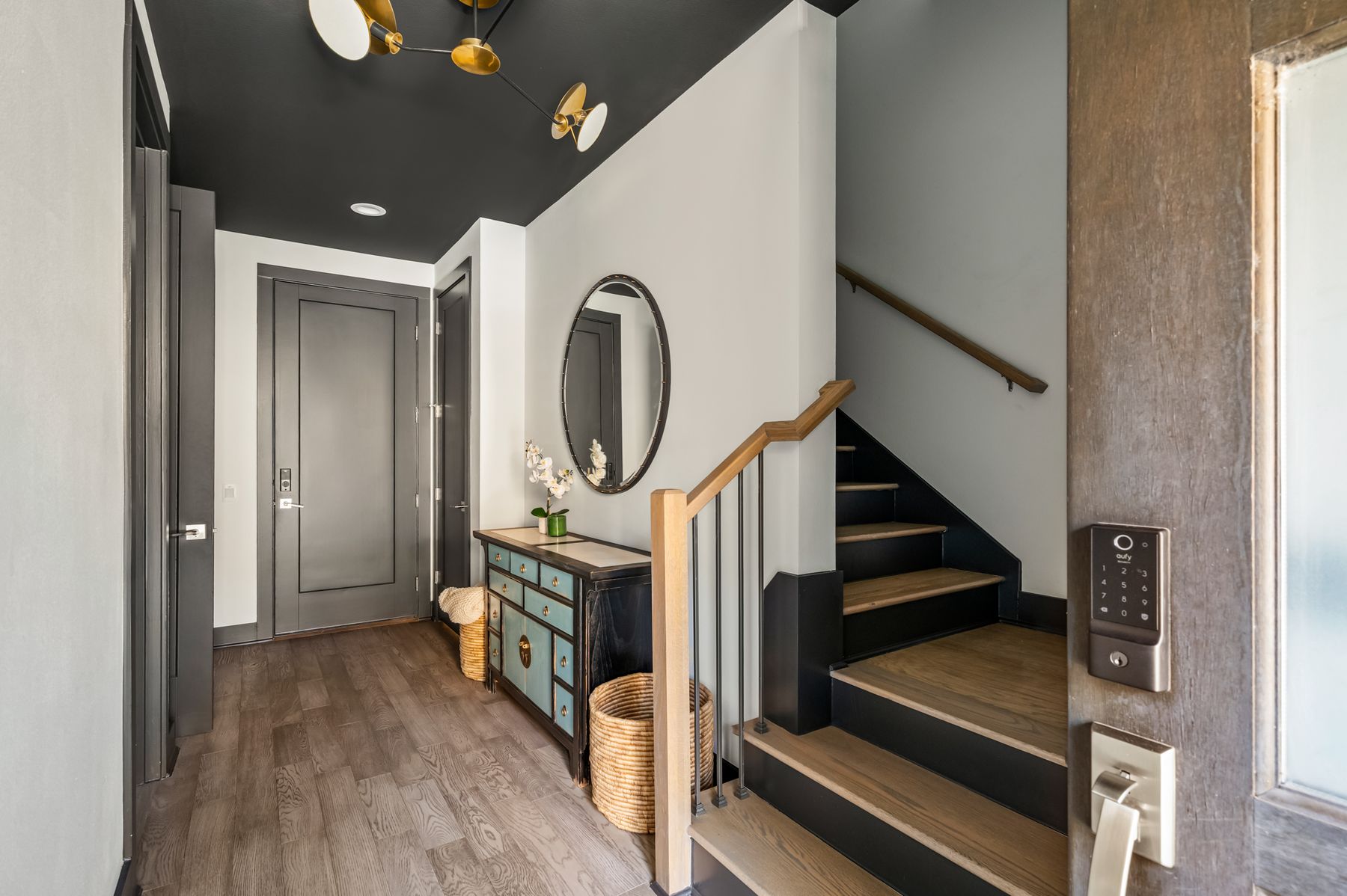 4507 Unity Circle Austin, TX 78731 - Photo 7 of 39 a view of a hallway with washer and dryer