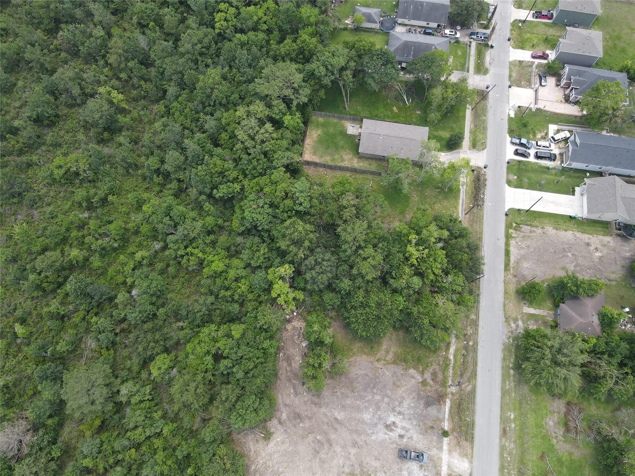 Tbd Norwich Street Houston, TX 77028 - Photo 3 of 6 an aerial view of a house with a yard