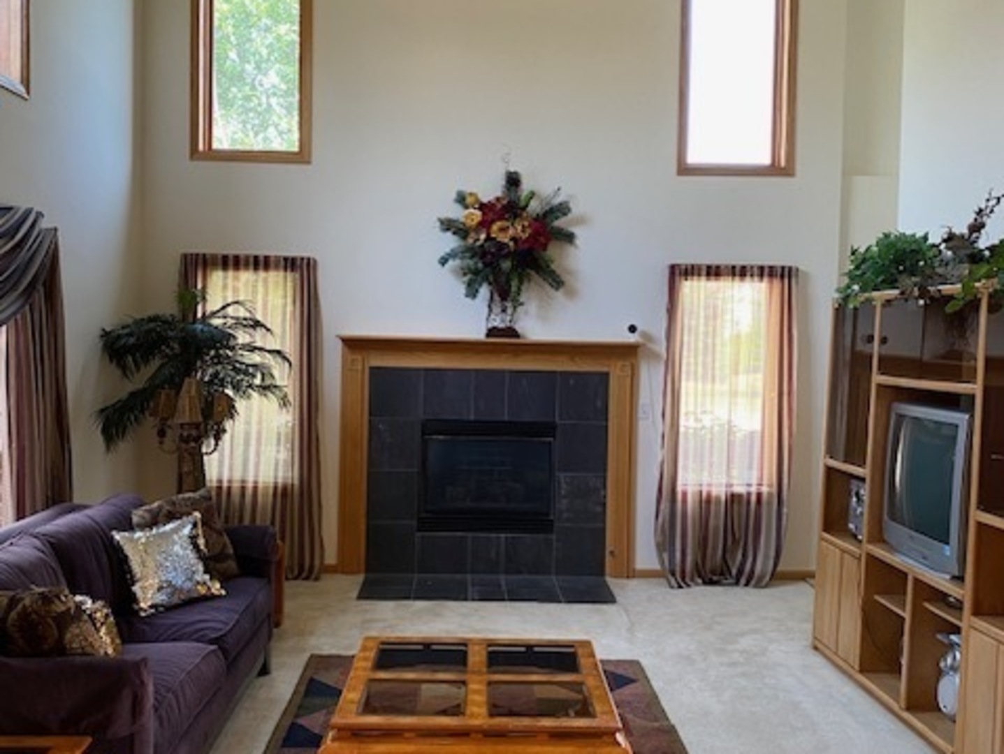 Undisclosed Address Olympia Fields, IL 60461 - Photo 17 of 31 a living room with furniture and a fireplace