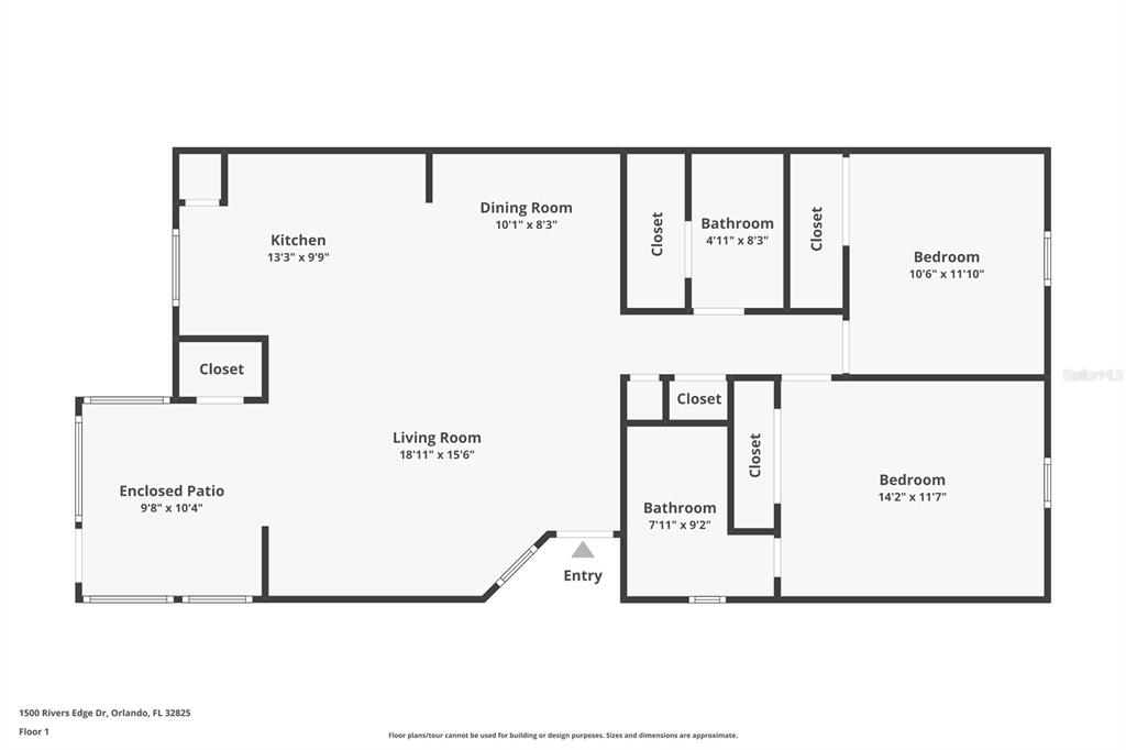 1500 Rivers Edge Drive Orlando, FL 32825 - Photo 33 of 33 a picture of a room with a white refrigerator and a stove