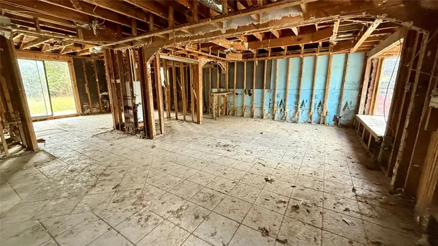 a view of an empty room