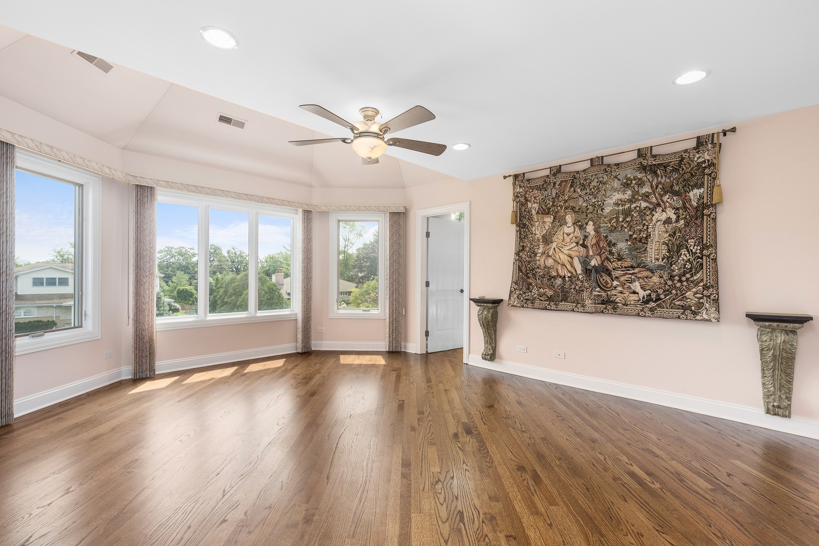 238 Linden Road Northbrook, IL 60062 - Photo 23 of 51 a view of an empty room with wooden floor and a window
