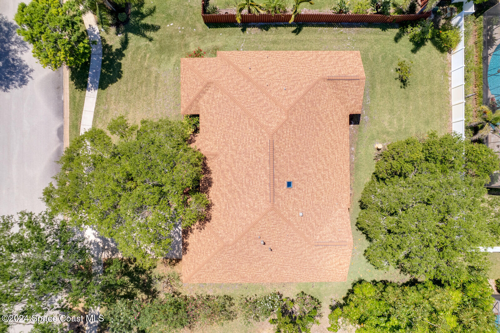410 Oriole Lane Indialantic, FL 32903 - Photo 49 of 92 an aerial view of a house with a yard