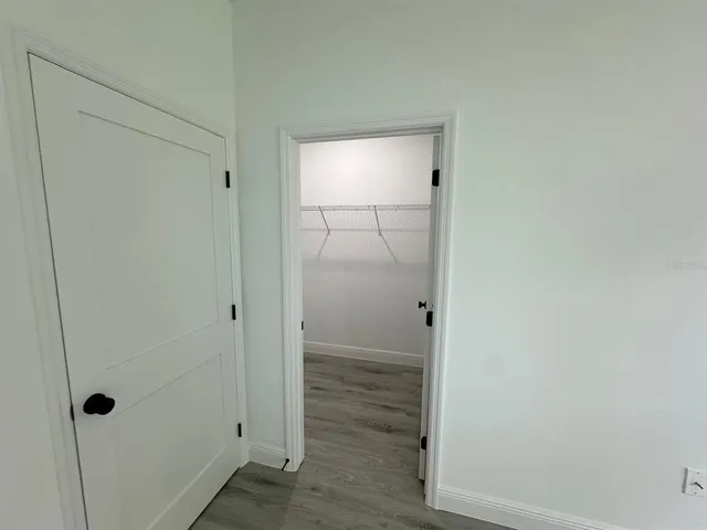 a view of wooden floor