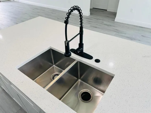 a close view of sliding door