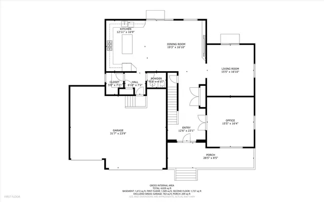 $1,485,000 | 6090 Belmont Road, Downers Grove, IL 60516