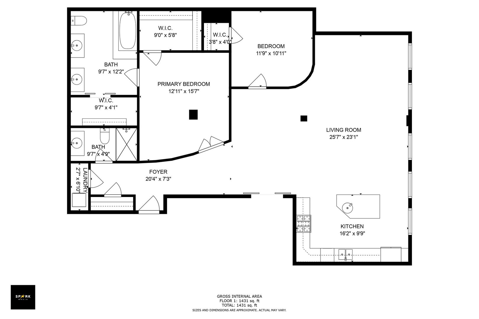 1101 West Lake Street, Unit 3C Chicago, IL 60607 - Photo 20 of 21