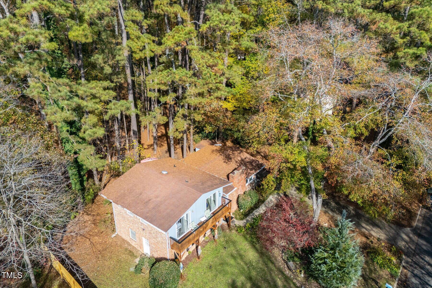 332 Brandywine Road Chapel Hill, NC 27516 - Photo 3 of 3 Aerial view of home