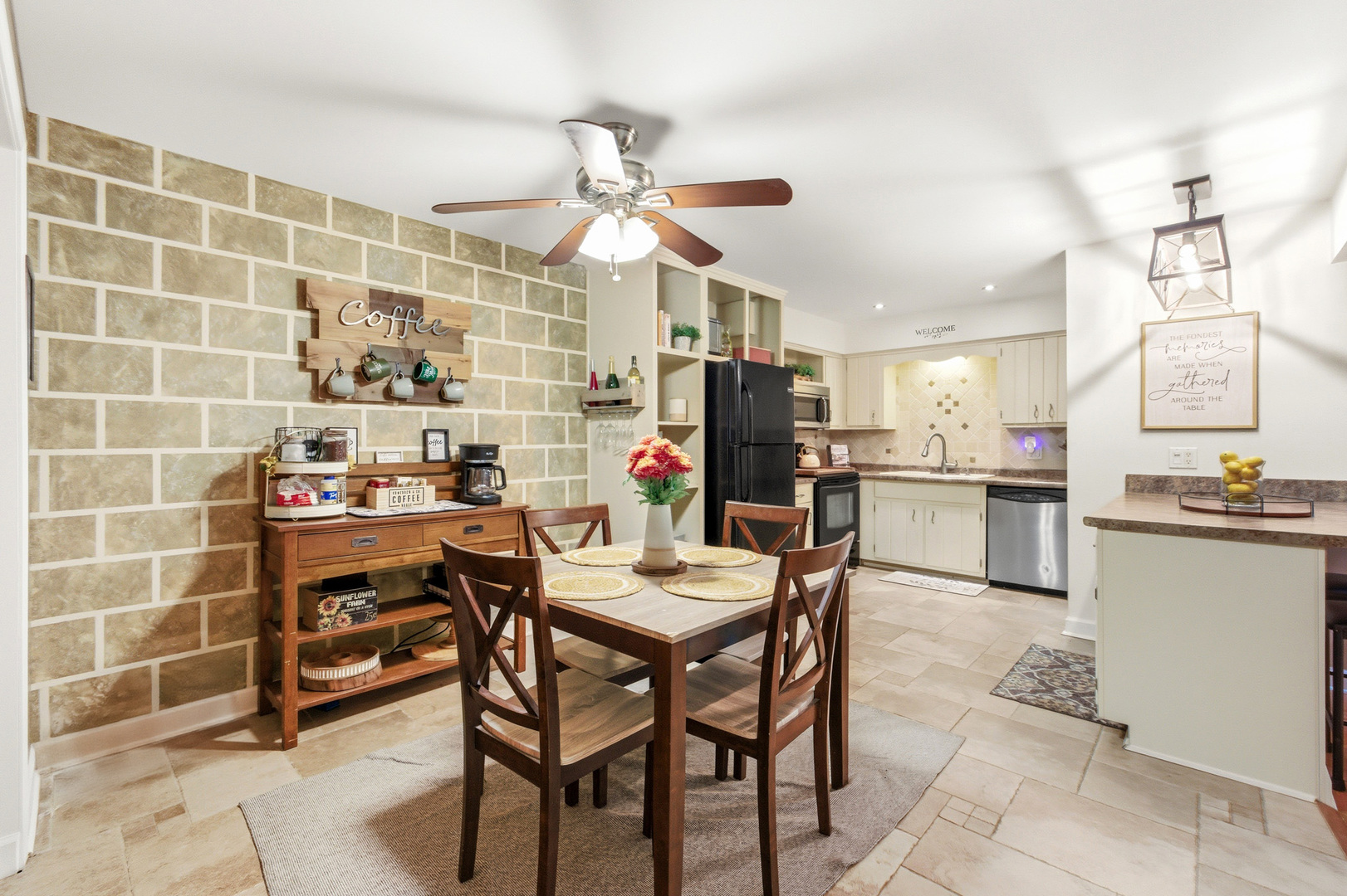 20224 South Frankfort Square Road, Unit G Frankfort, IL 60423 - Photo 3 of 15 a kitchen with a dining table chairs and white appliances