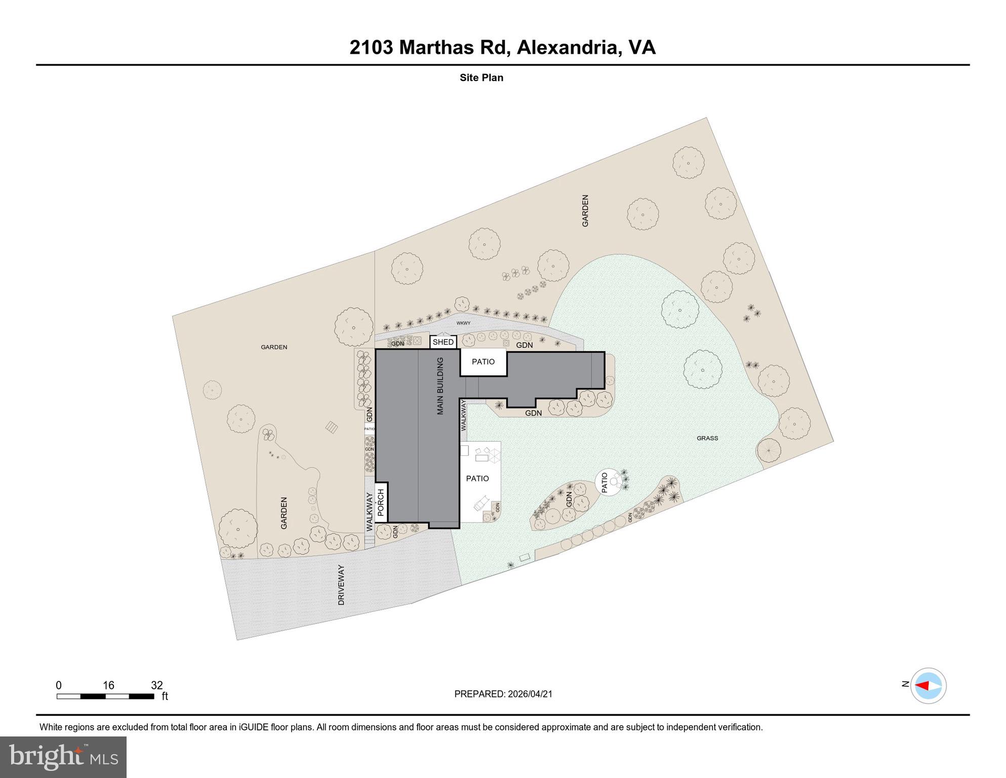 2103 Marthas Road Alexandria, VA 22307 - Photo 66 of 74 Site Plan