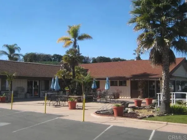 a view of a house with a patio