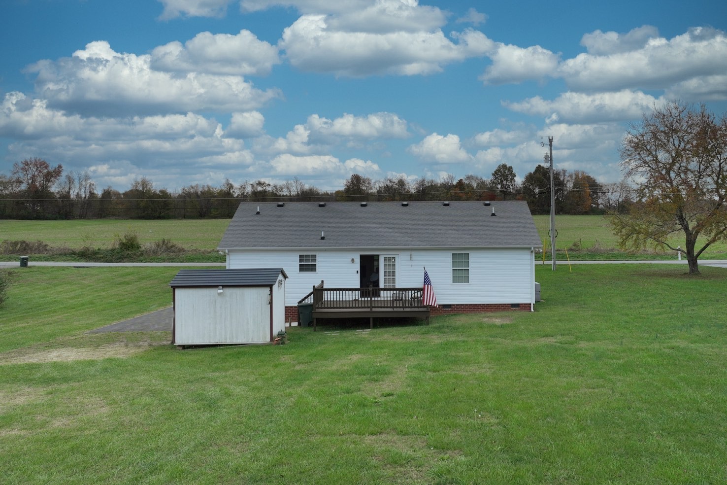 134 T G T Road Portland, TN 37148 - Photo 26 of 27 an aerial view of a house with green yard and a big yard