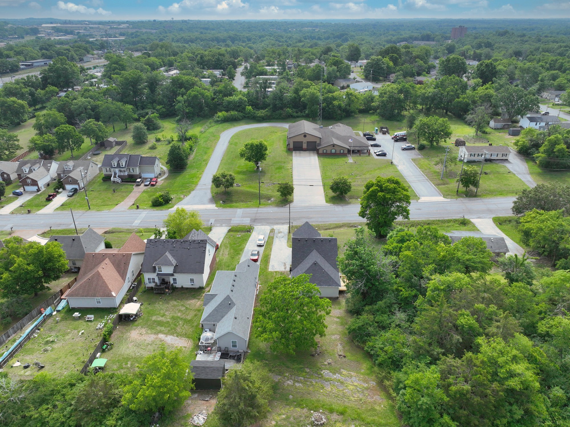 200 Larkin Springs Road Madison, TN 37115 - Photo 27 of 89 an aerial view of a house with a garden