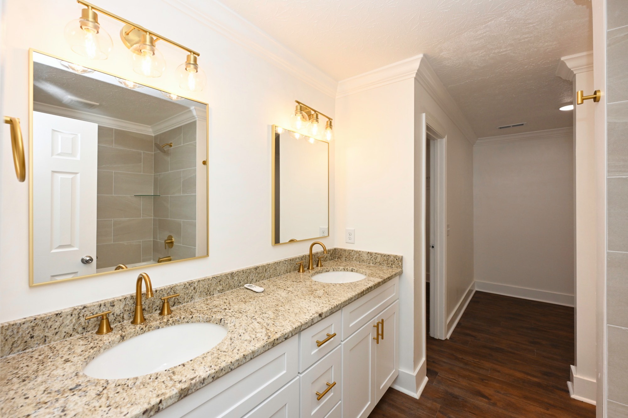 200 Larkin Springs Road Madison, TN 37115 - Photo 62 of 89 a bathroom with a granite countertop sink and a mirror