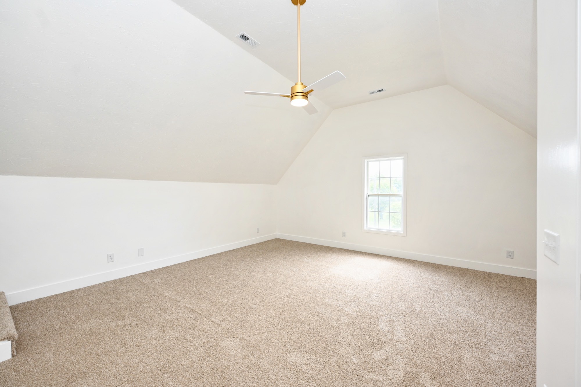 200 Larkin Springs Road Madison, TN 37115 - Photo 79 of 89 an empty room with a window and ceiling fan