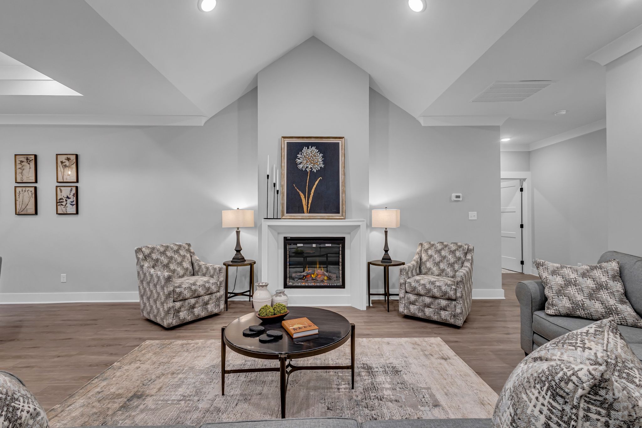 2504 Gentle Rain Road Knoxville, TN 37920 - Photo 7 of 45 a living room with furniture and a fireplace